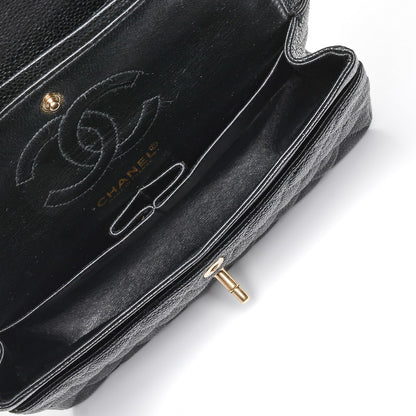 Chanel Caviar Quilted Small Double Flap Black 13 of 16