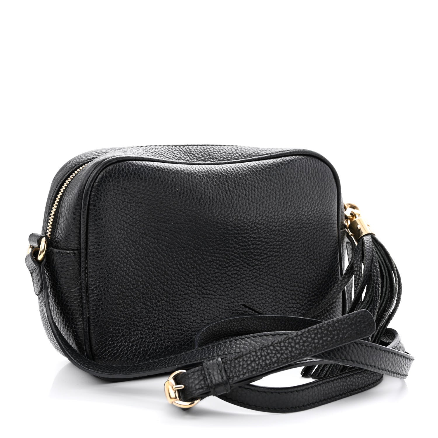 Gucci Pebbled Calfskin Small Soho Disco Bag Black 3 of 10