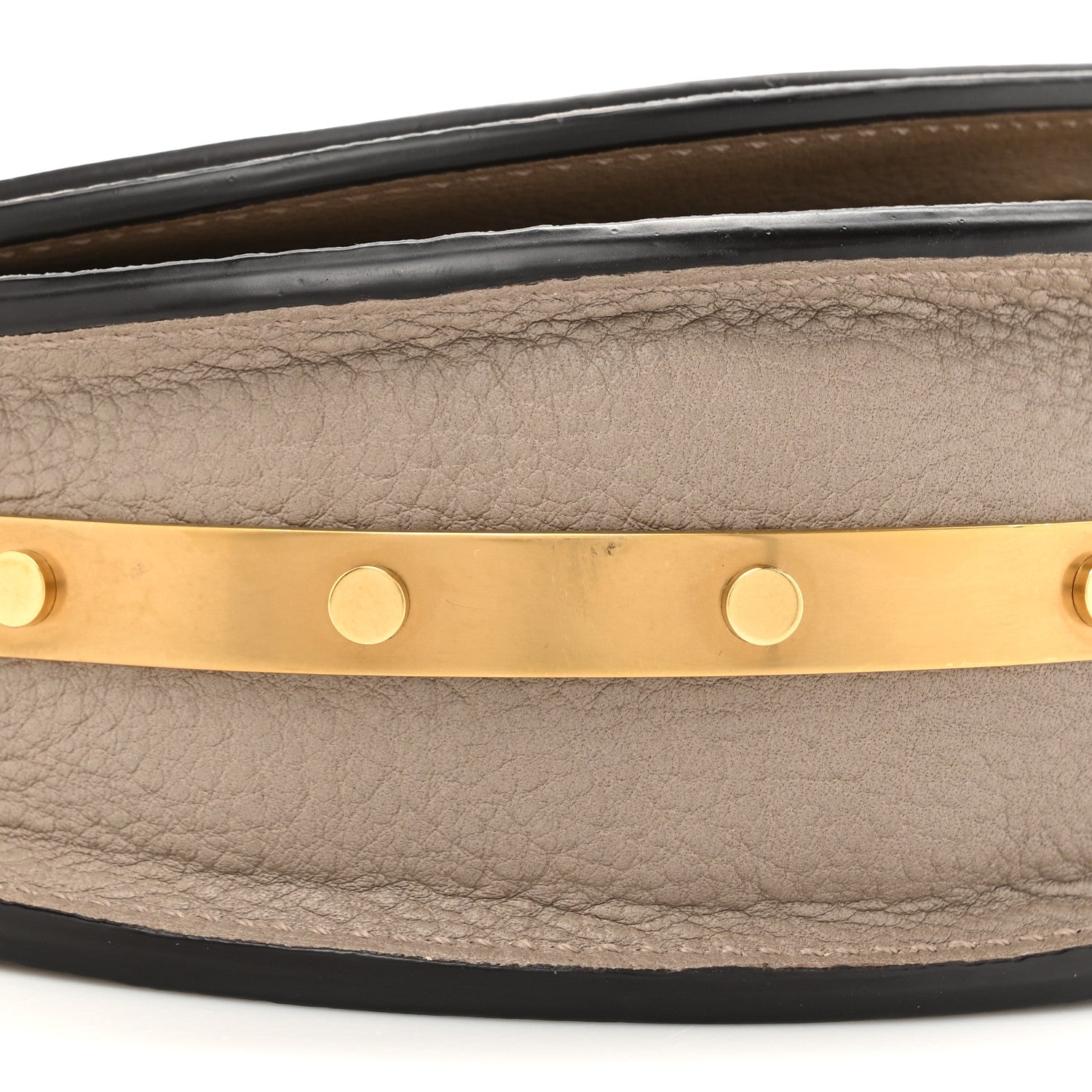 Chloe Calfskin Small Nile Bracelet Minaudiere Bag Motty Grey 10 of 13