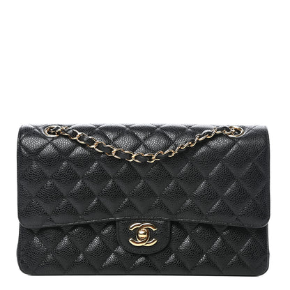 Chanel Caviar Quilted Medium Double Flap Black 1 of 11