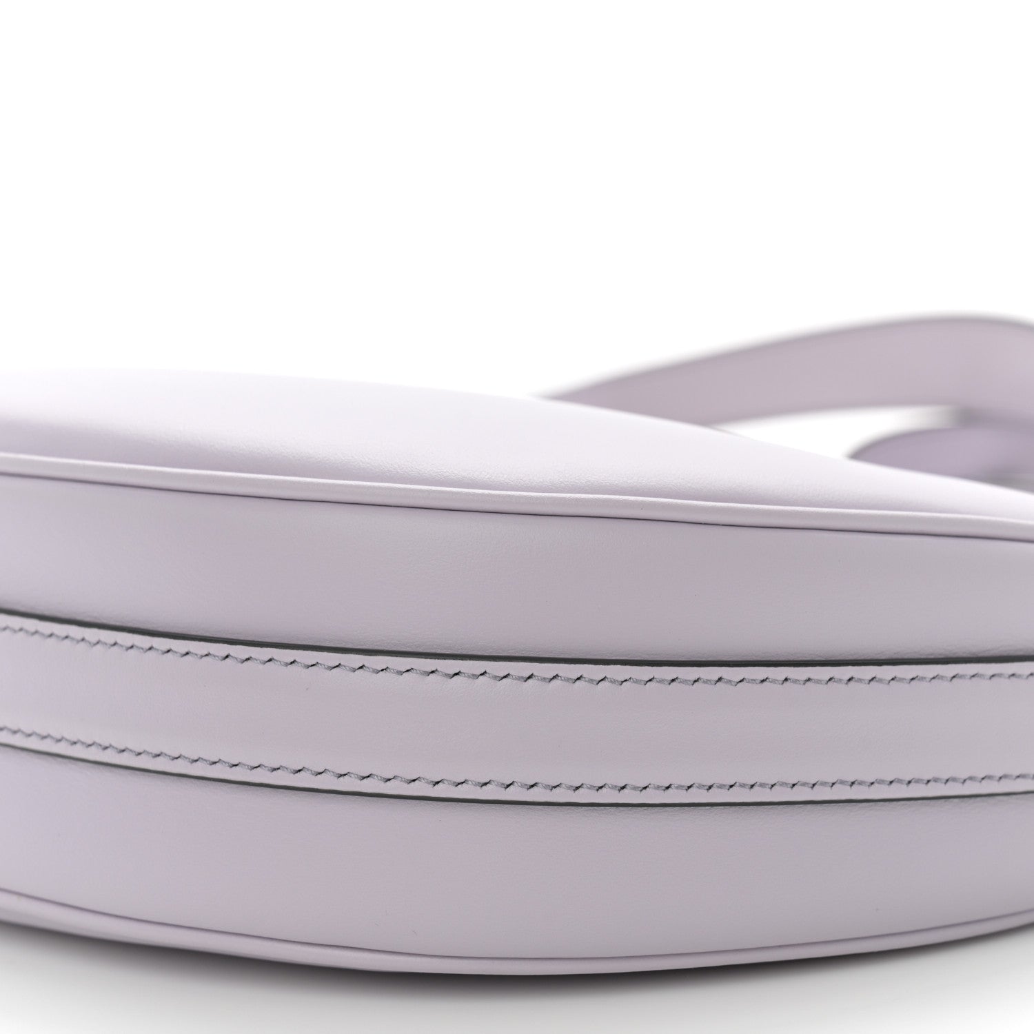 Prada Soft Calfskin Arque Shoulder Bag Glicine 10 of 10