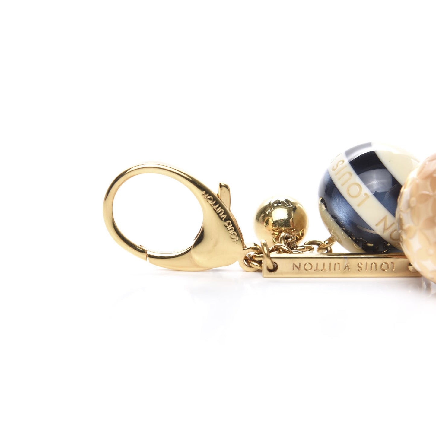 Mini Lin Croisette Bag Charm Blue