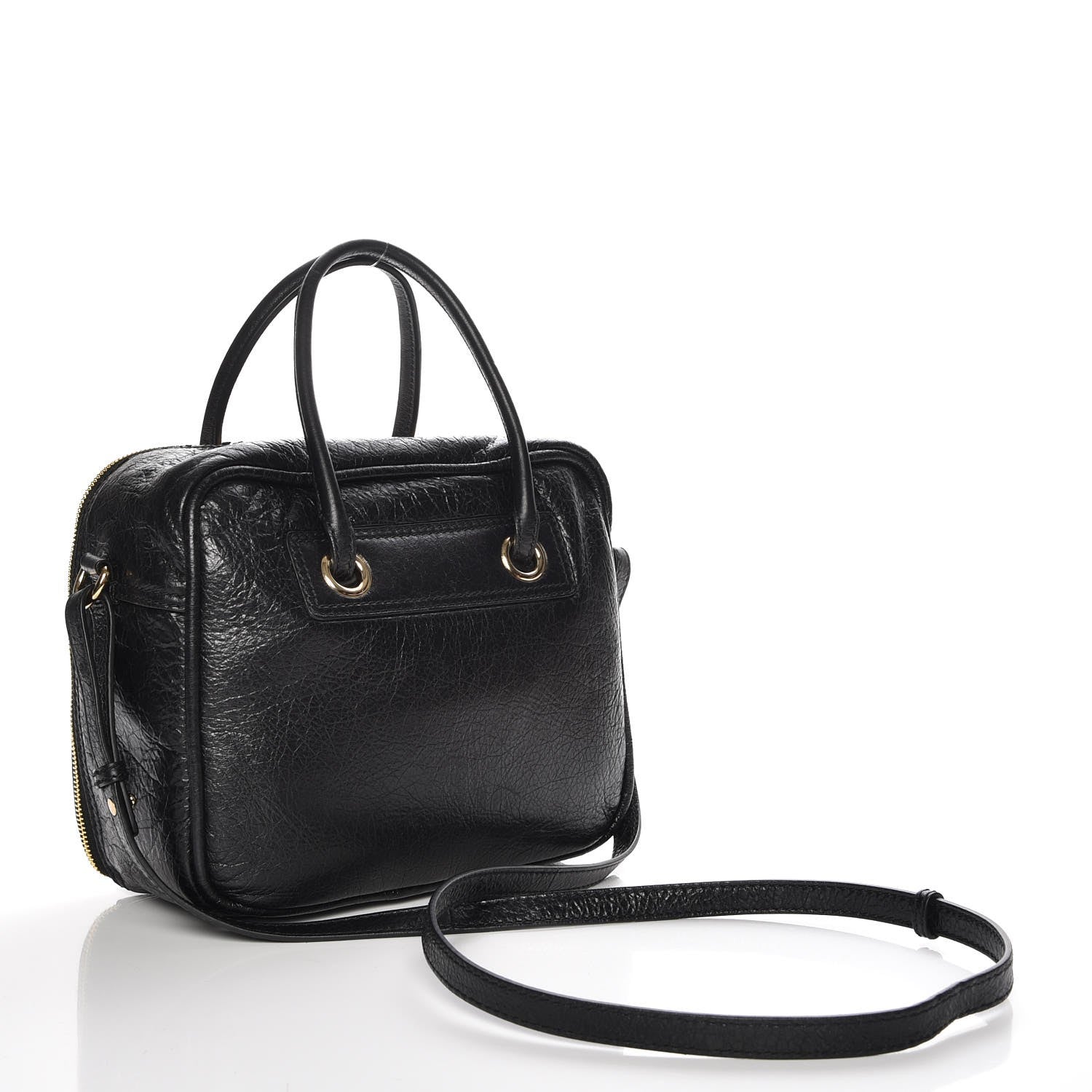 Balenciaga Agneau S Blanket Square Tote Black 4 of 8