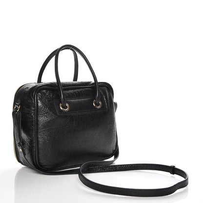 Balenciaga Agneau S Blanket Square Tote Black 4 of 8
