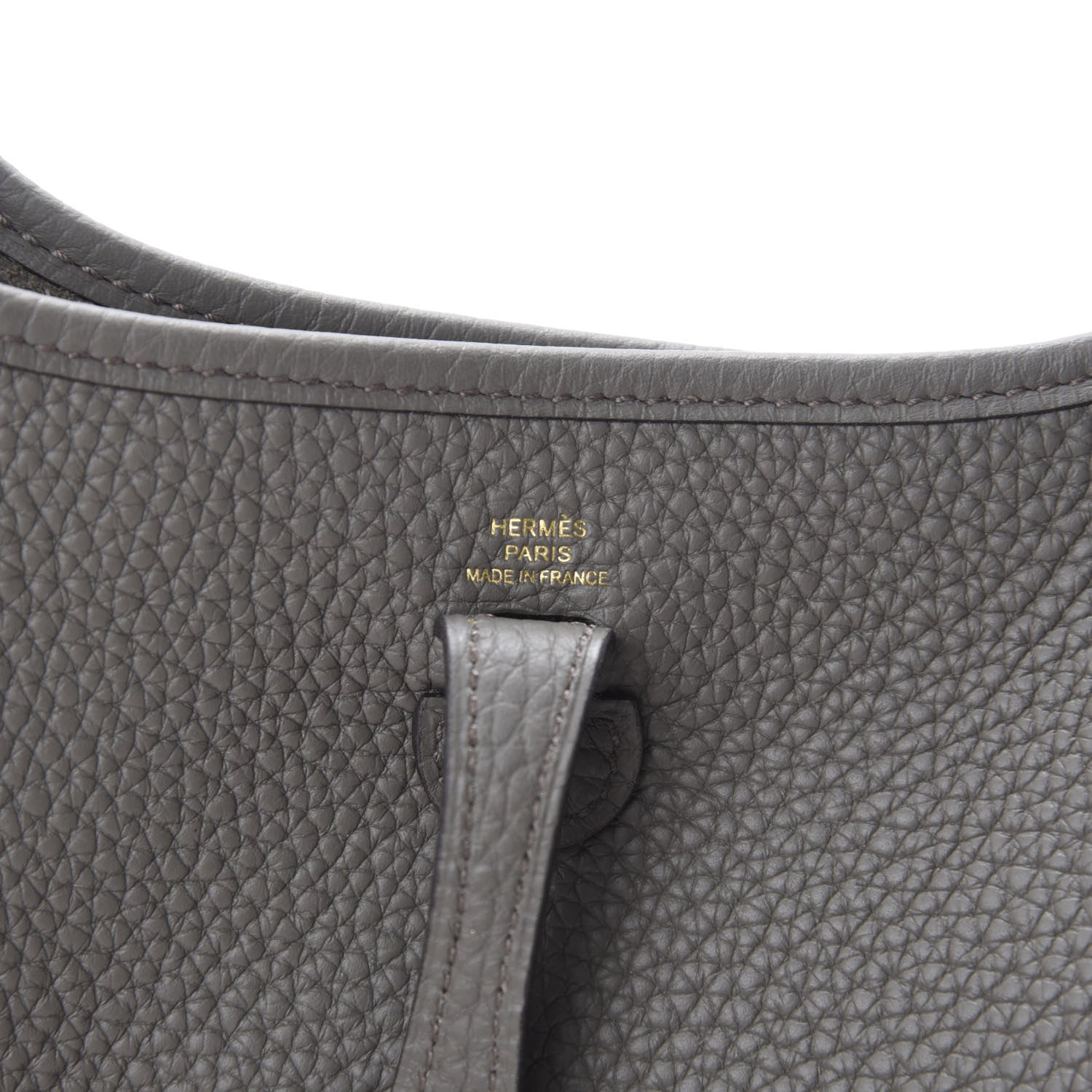 Hermes Taurillon Clemence Evelyne TPM Etain 7 of 10