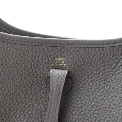 Hermes Taurillon Clemence Evelyne TPM Etain 7 of 10