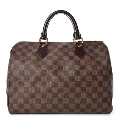 Louis Vuitton Damier Ebene Speedy 30 1 of 16