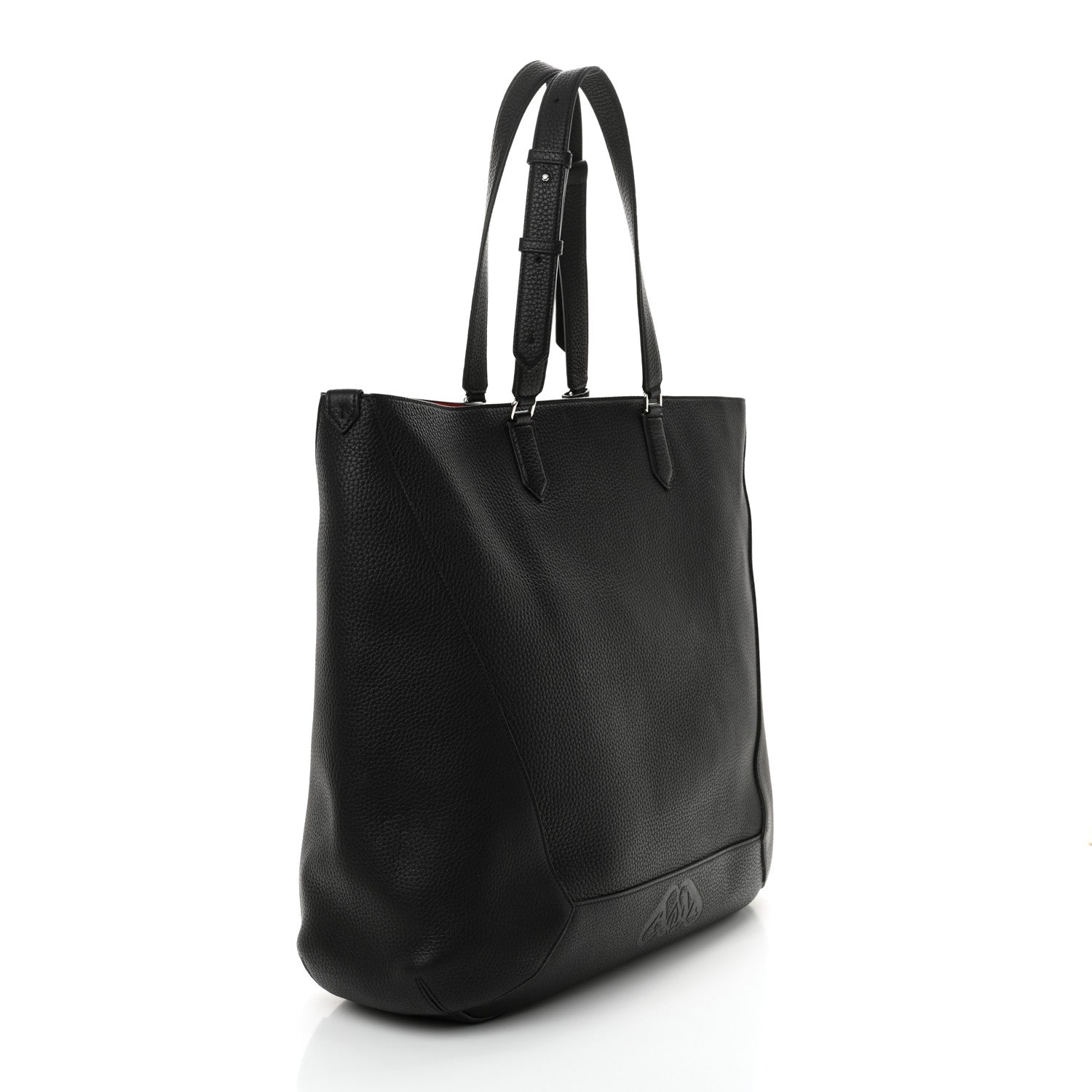 Alexander McQueen Grained Calfskin Medium Edge Tote Black 3 of 11