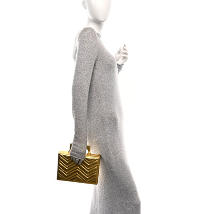 Gucci Metallic Nappa Matelasse Broadway Top Handle Bag Gold 2 of 10