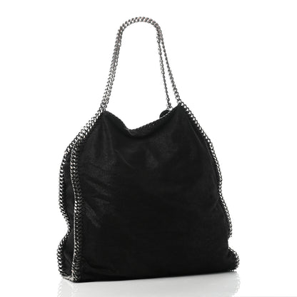 Stella McCartney Shaggy Deer Big Falabella Tote Black 2 of 4