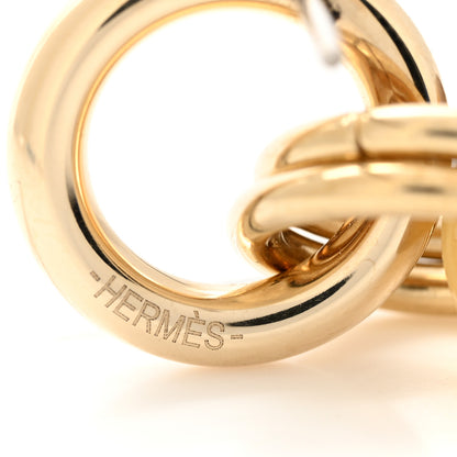 Hermes Permabrass Horn Small Eurydice Earrings 4 of 4