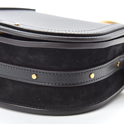 Chloe Calfskin Suede Small Nile Bracelet Bag Black 10 of 11