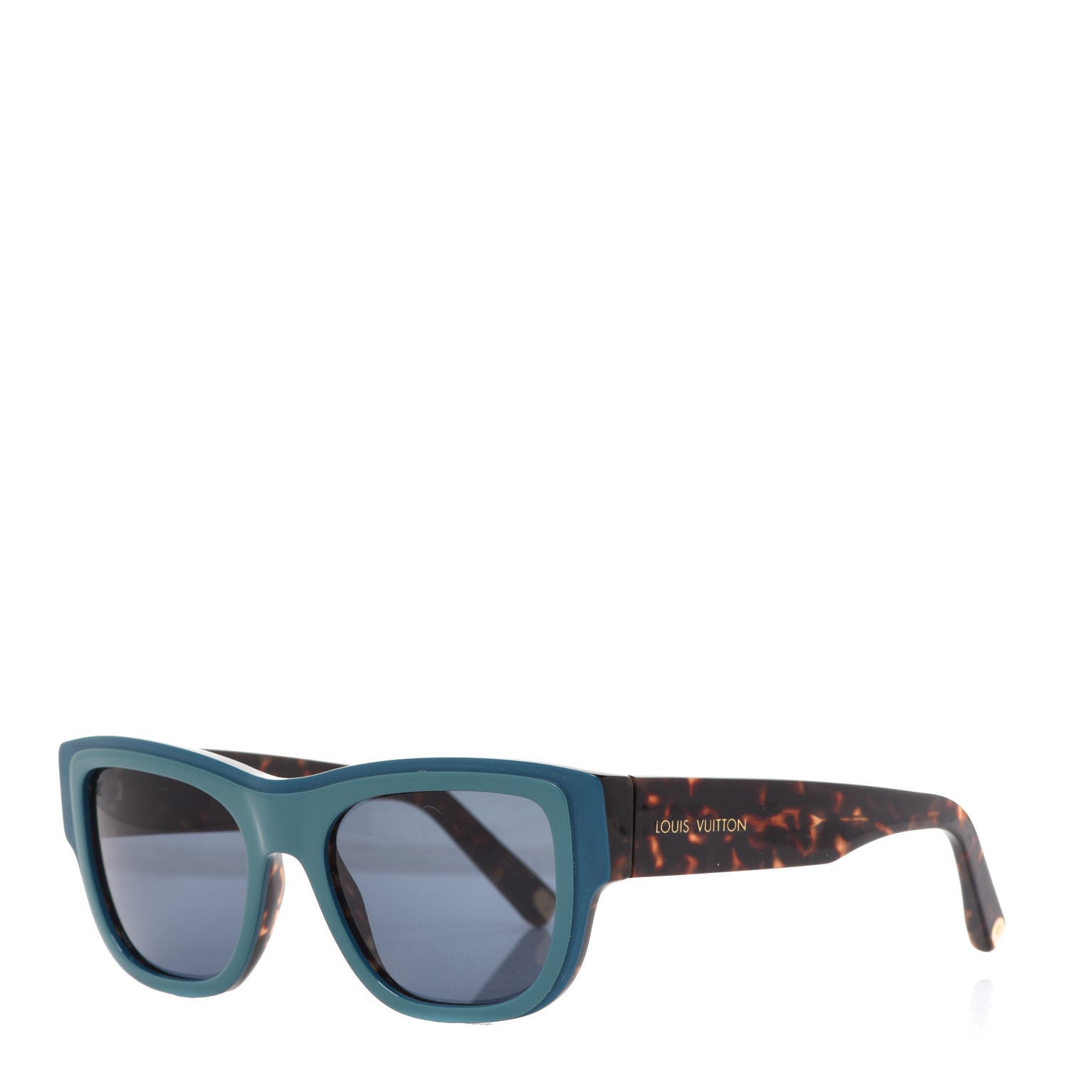Louis Vuitton Tortoise Aster Sunglasses Z0617W Blue 1 of 7