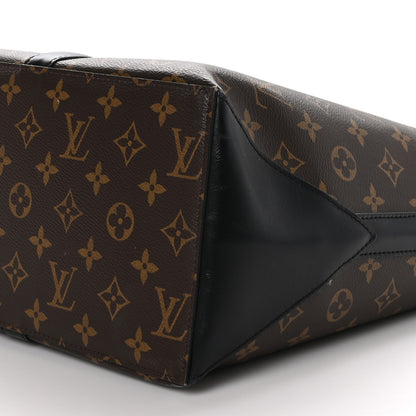 Louis Vuitton Monogram Macassar Weekend Tote GM 9 of 9