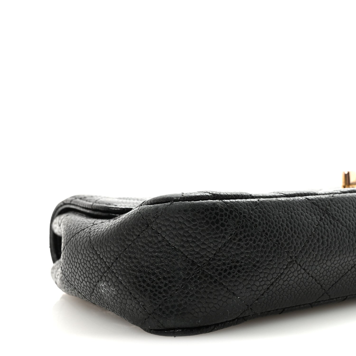 Chanel Caviar Quilted East West Flap Black 9 of 10