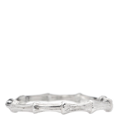 Tiffany Sterling Silver Nature Bamboo Bangle Bracelet 3 of 4