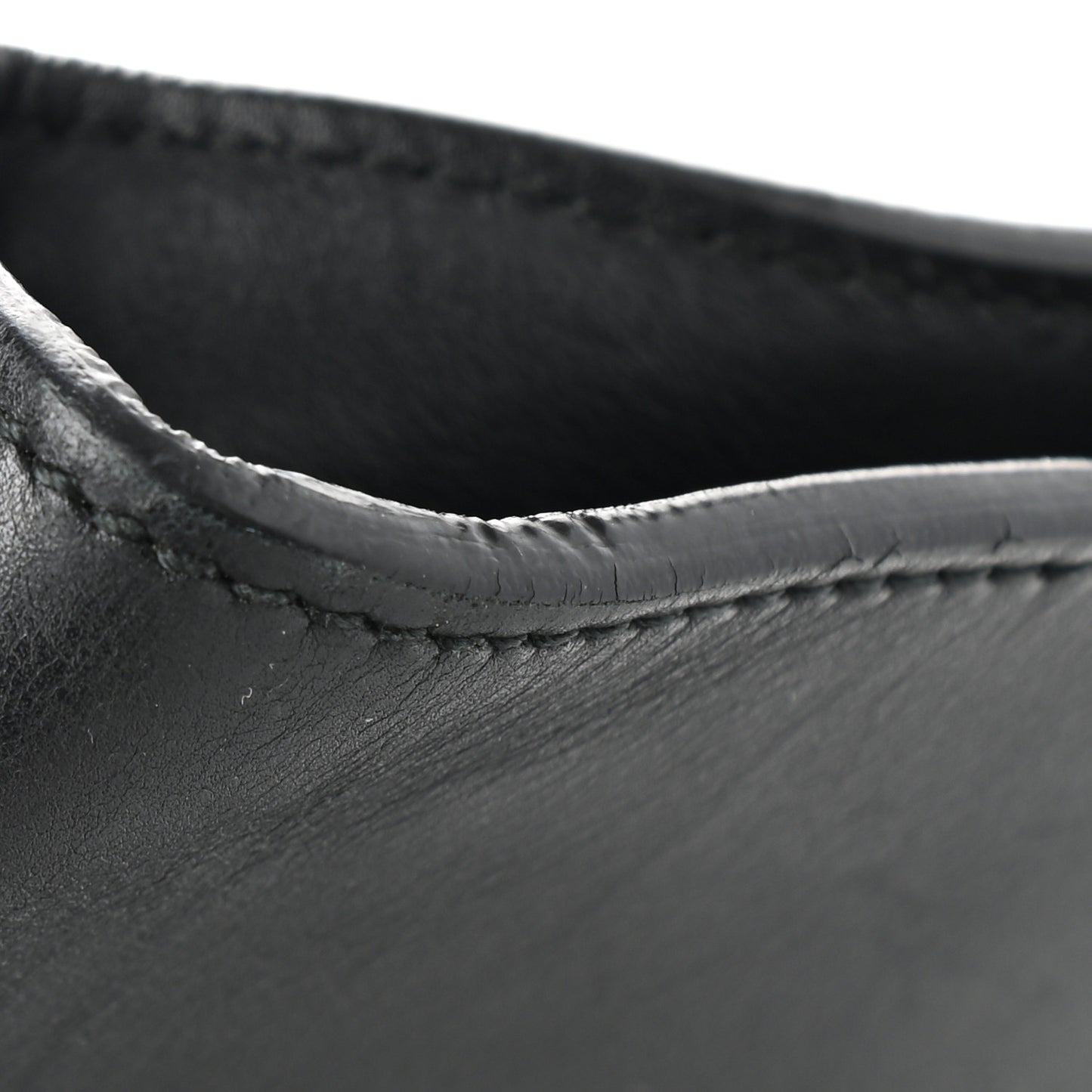 Calfskin Embossed XL Clutch Black