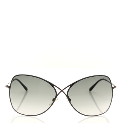 Tom Ford Colette Butterfly Sunglasses TF250 Gunmetal 2 of 8