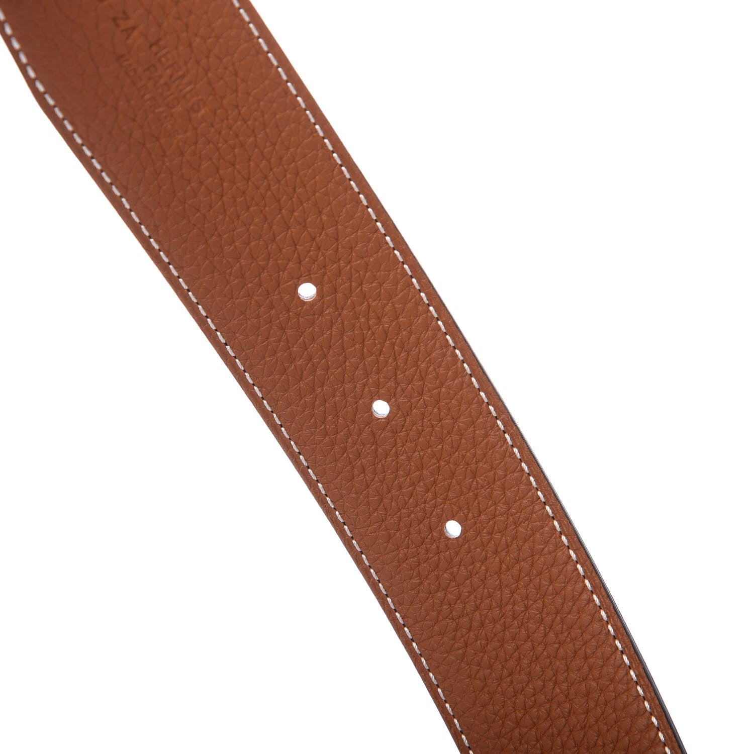 Hermes Togo Box 38mm Belt 90 Gold Black 4 of 5