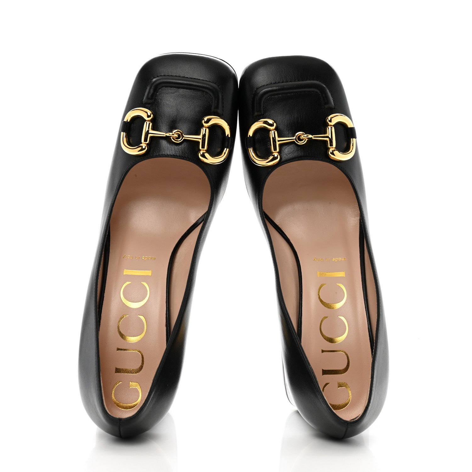 Gucci Malaga Kid Horsebit 75mm Pumps 40 Black 2 of 10