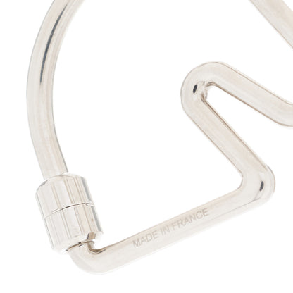Hermes Palladium Cheval Key Ring 5 of 6