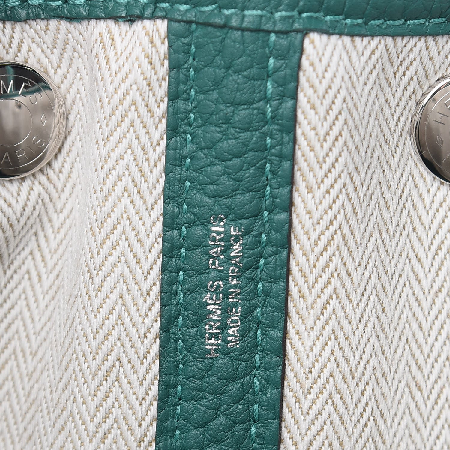 Hermes Negonda Garden Party Tote 30 TPM Malachite 7 of 10