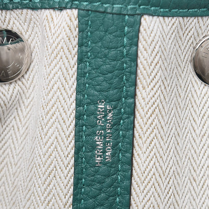 Hermes Negonda Garden Party Tote 30 TPM Malachite 7 of 10