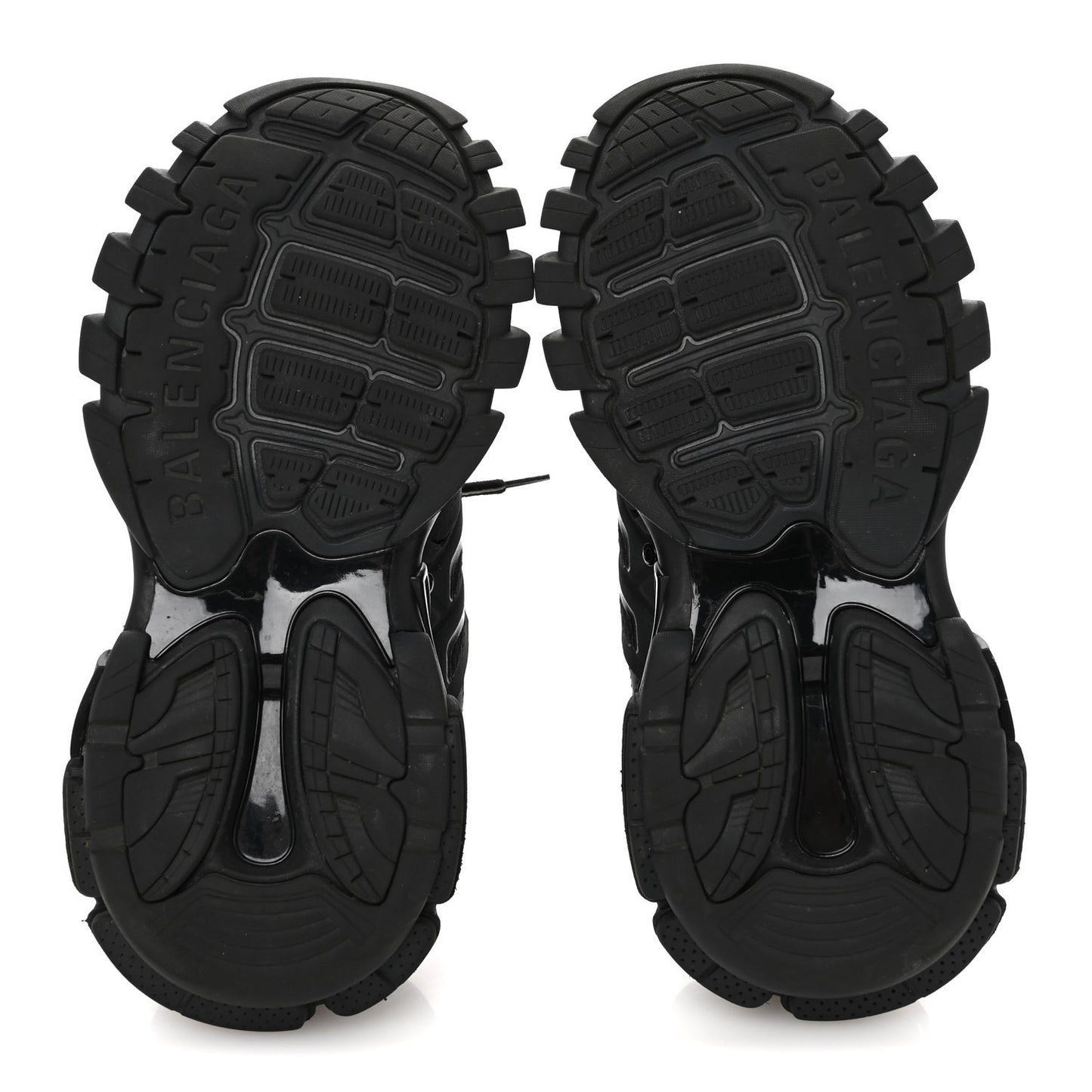 Rubber Mesh Fabric Womens Track Sneakers 36 Black