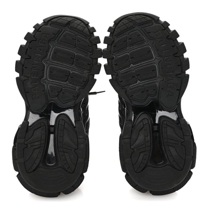 Balenciaga Rubber Mesh Fabric Womens Track Sneakers 36 Black 6 of 10