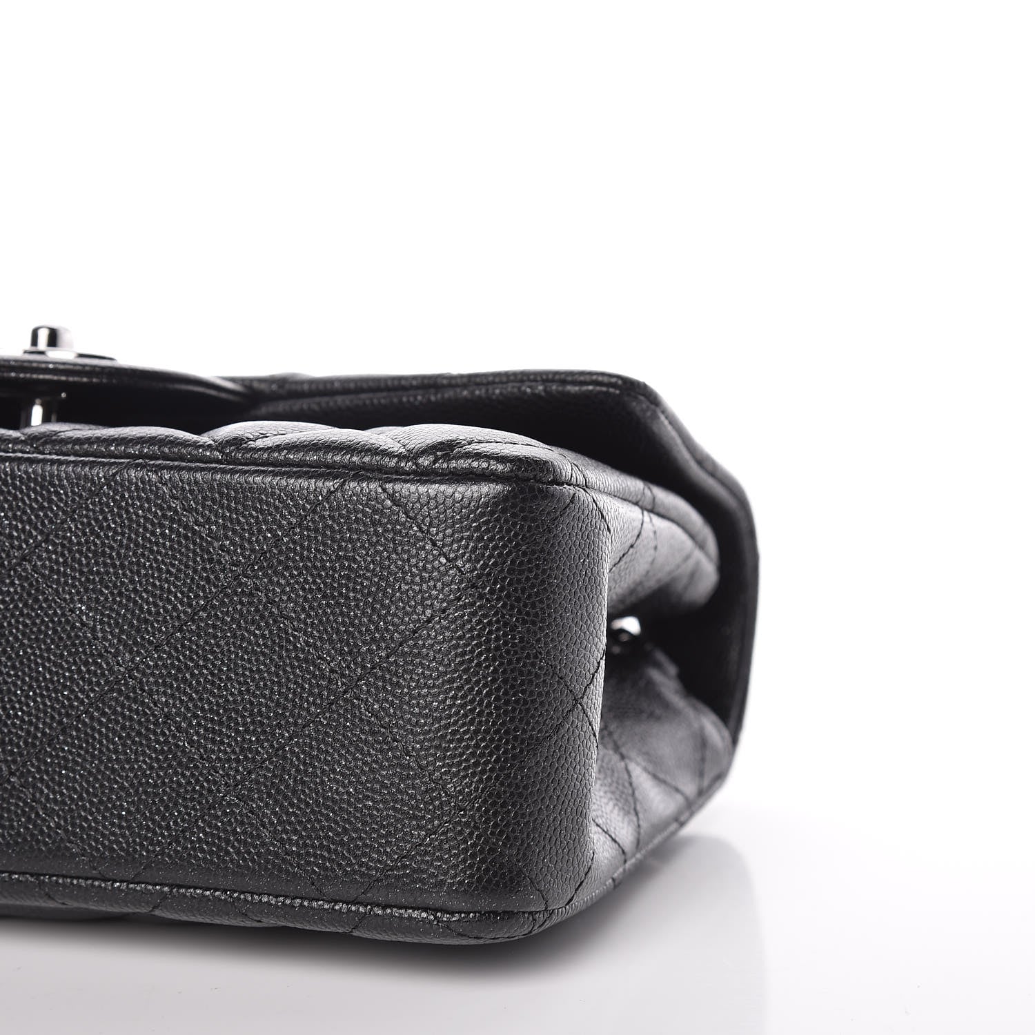 Chanel Iridescent Caviar Quilted Mini Rectangular Flap Black 8 of 10