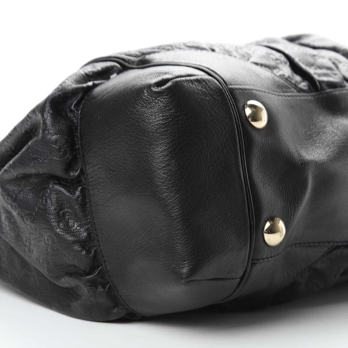Guccissima Full Moon Tote Black