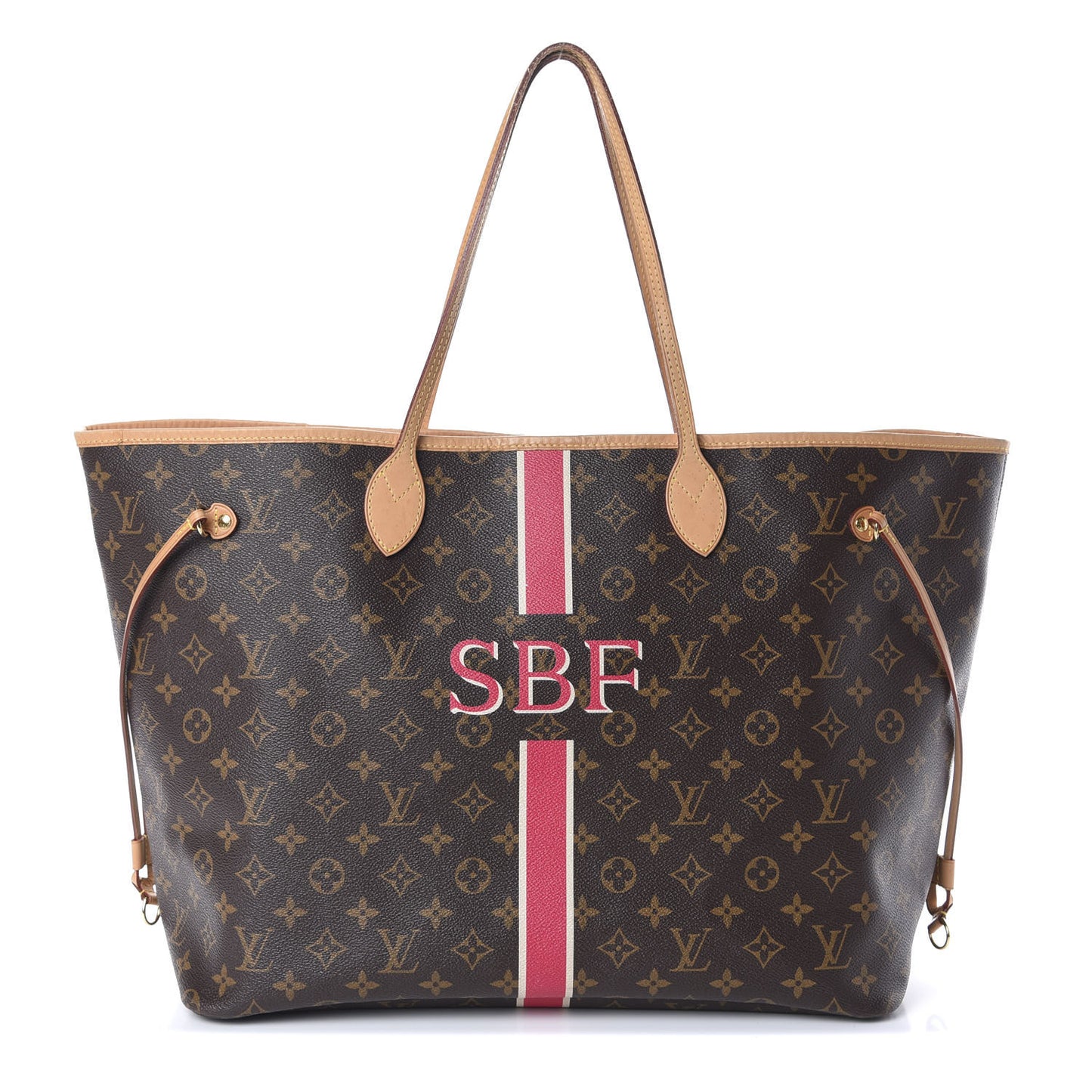 Monogram My LV Heritage Neverfull GM Fuchsia White