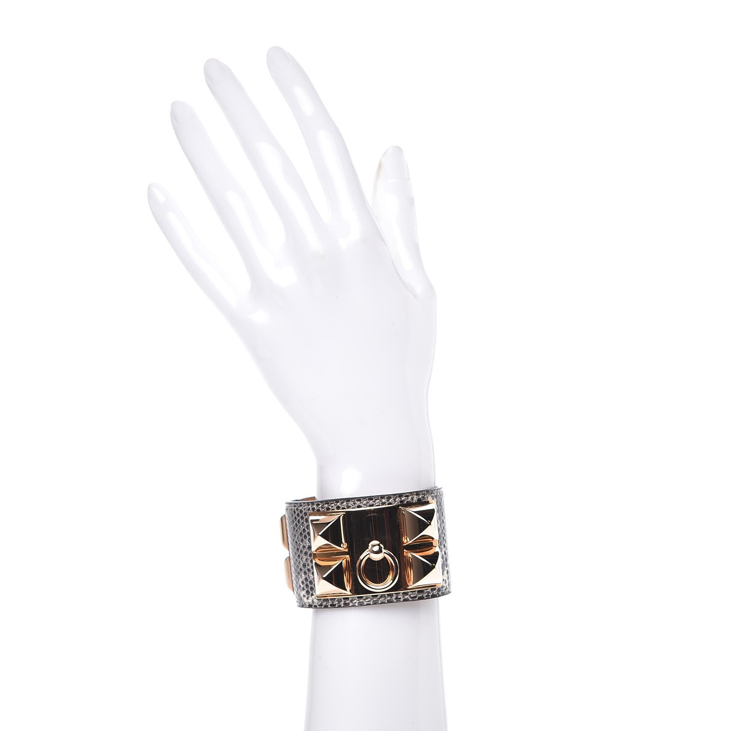 Hermes Lizard Collier De Chien CDC Bracelet T2 Ombre 2 of 8