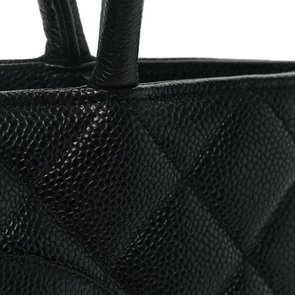 Chanel Caviar Quilted Medallion Tote Black 13 of 13