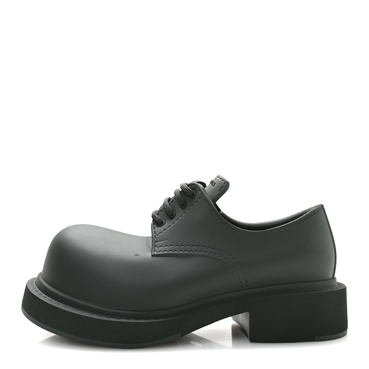 Rubber Steroid Derby Shoes 37 Dark Khaki