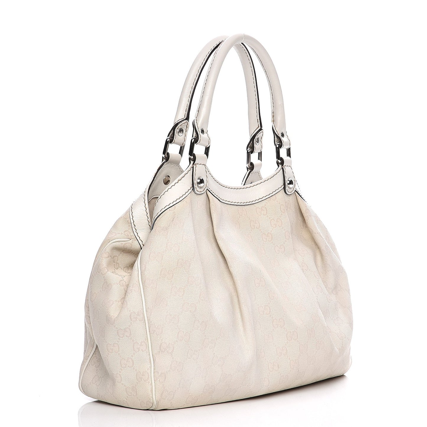 Monogram Medium Sukey Tote Off White