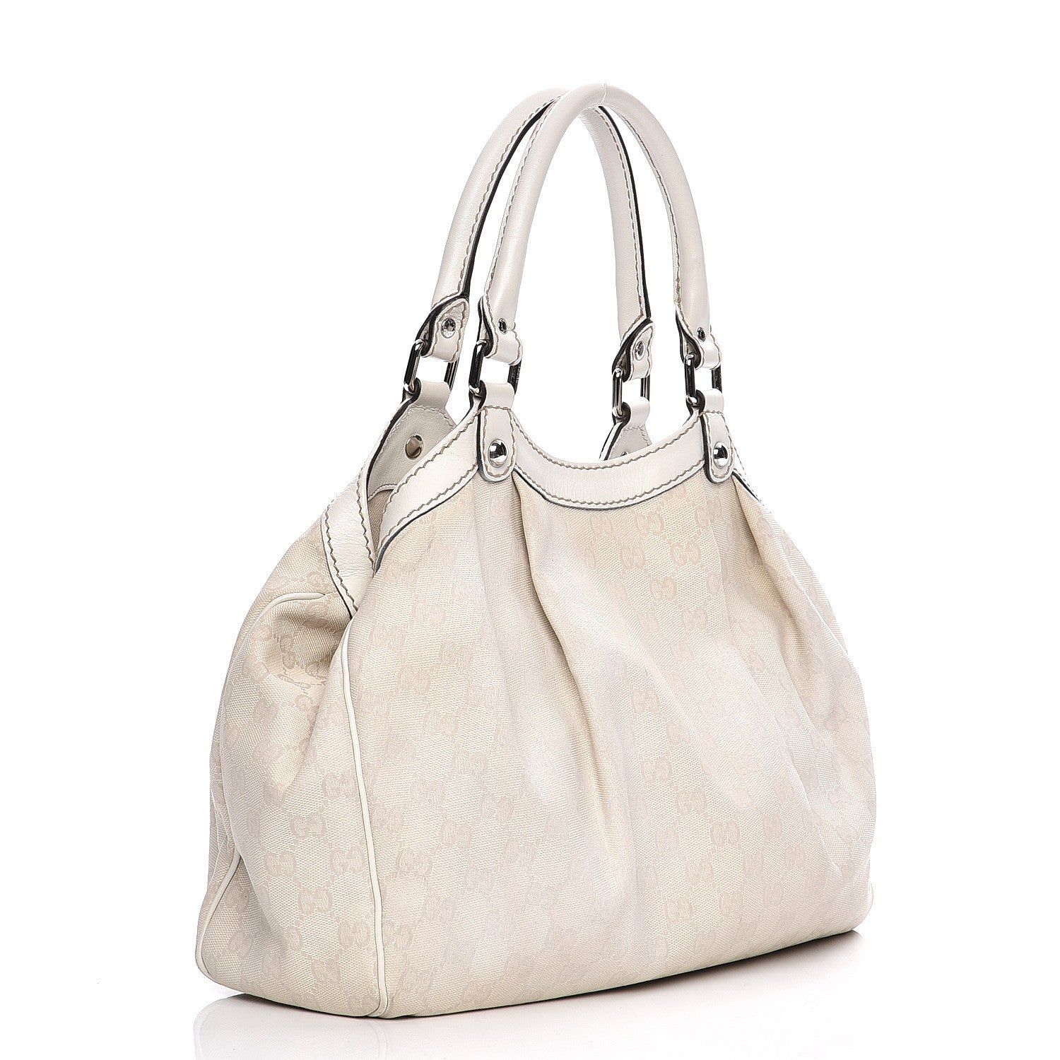 Gucci Monogram Medium Sukey Tote Off White 3 of 14