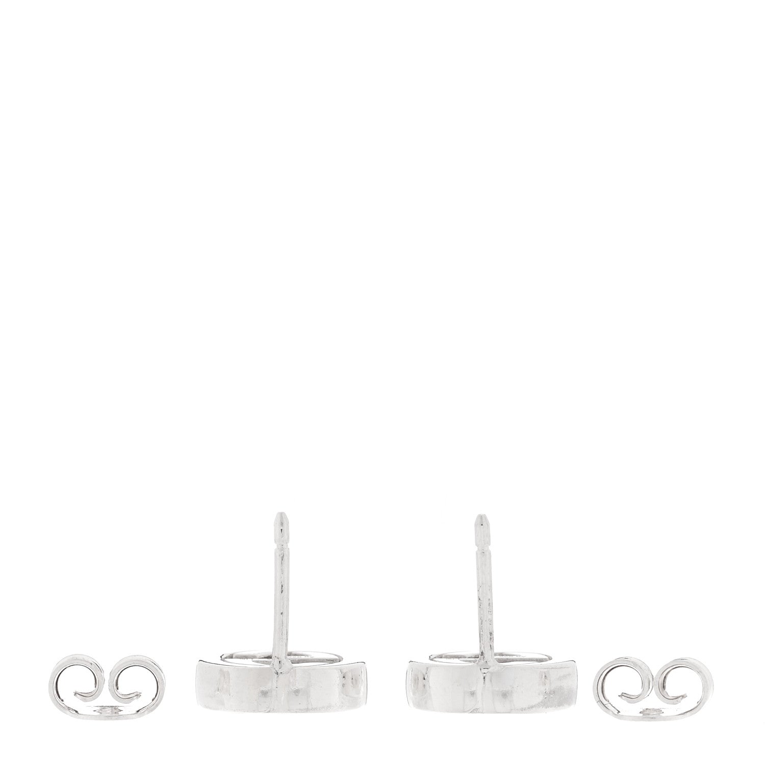 Gucci Sterling Silver Interlocking GG Stud Earrings 3 of 5