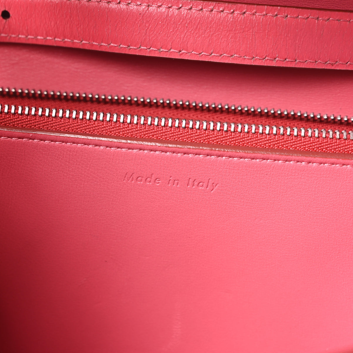 Celine Box Calfskin Medium Classic Box Flap Bag Raspberry 6 of 9