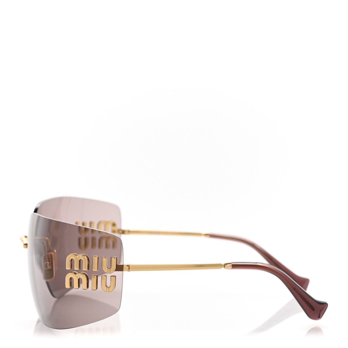 Metal Runway Sunglasses SMU54Y Mauve