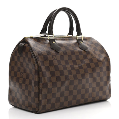Louis Vuitton Damier Ebene Speedy 30 3 of 10