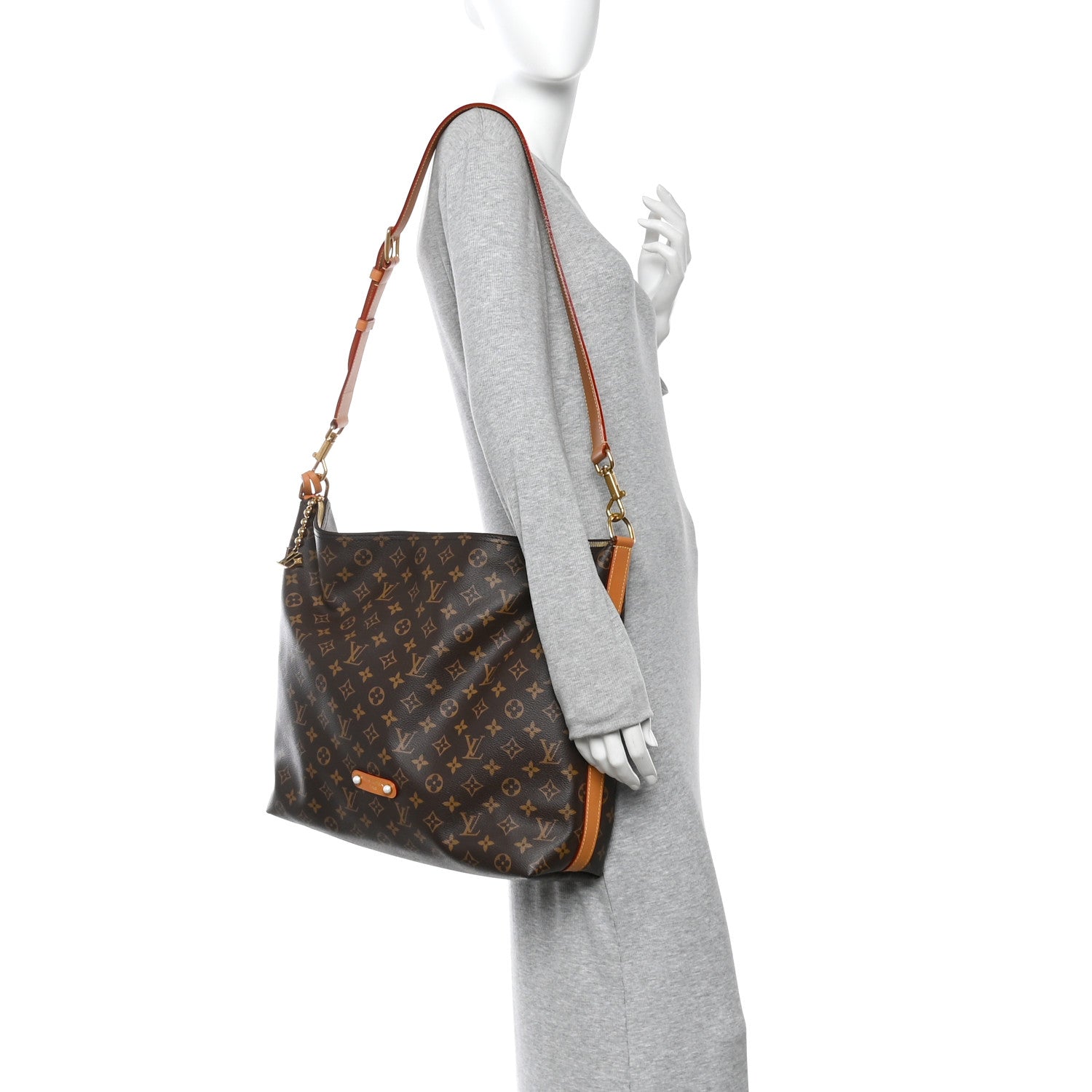 Louis Vuitton Monogram Vagabond Hobo 2 of 10