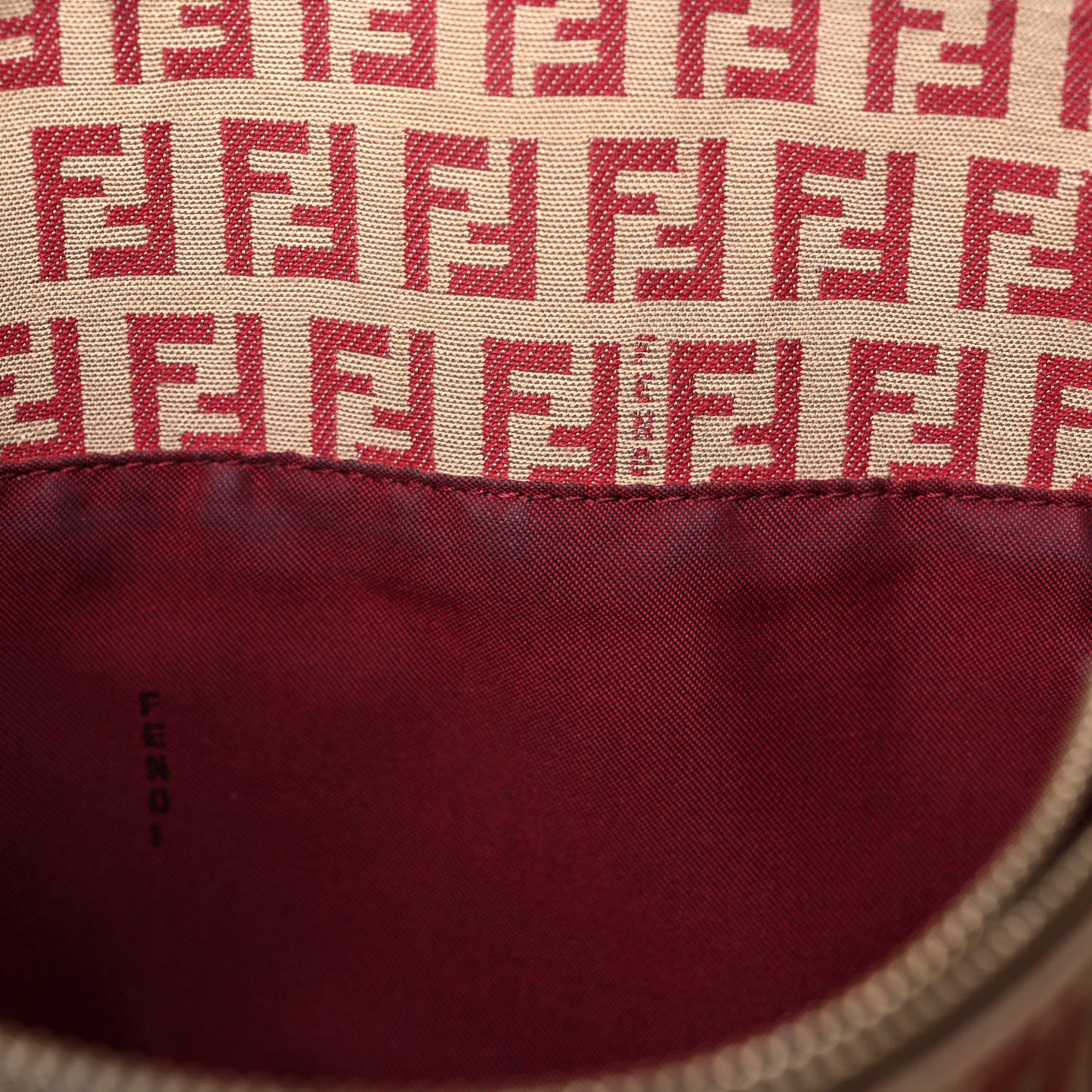 Zucchino Vitello Tote Beige Red
