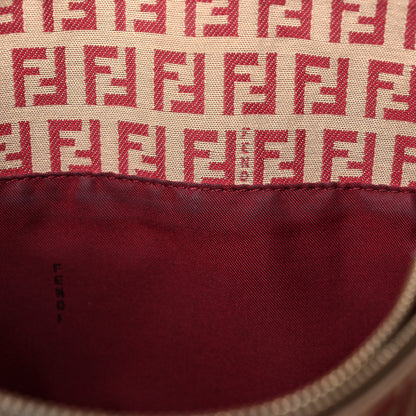 Fendi Zucchino Vitello Tote Beige Red 13 of 20