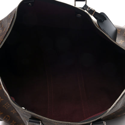 Louis Vuitton Monogram Macassar Keepall Bandouliere 55 5 of 9