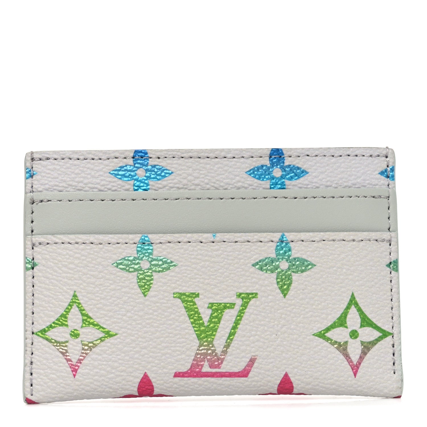 Louis Vuitton Monogram Card Holder Gradient Grey 1 of 8