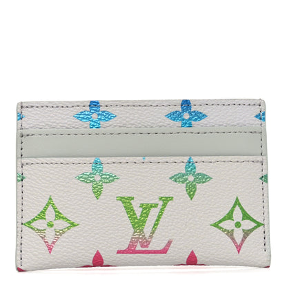 Louis Vuitton Monogram Card Holder Gradient Grey 1 of 8