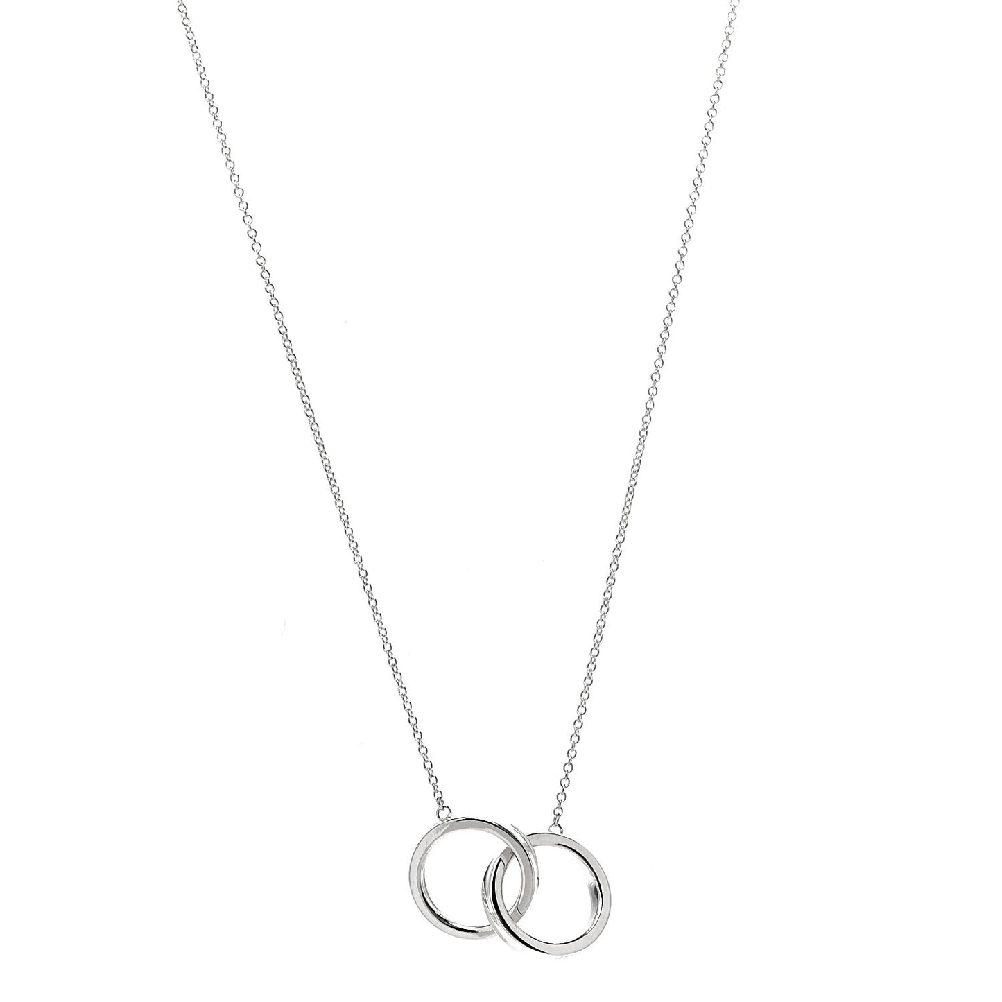 Sterling Silver 1837 Interlocking Circles Pendant Necklace