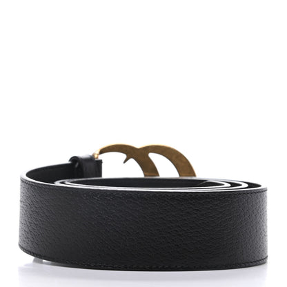 Gucci Textured Calfskin Double G 40mm Belt 85 34 Black 2 of 5