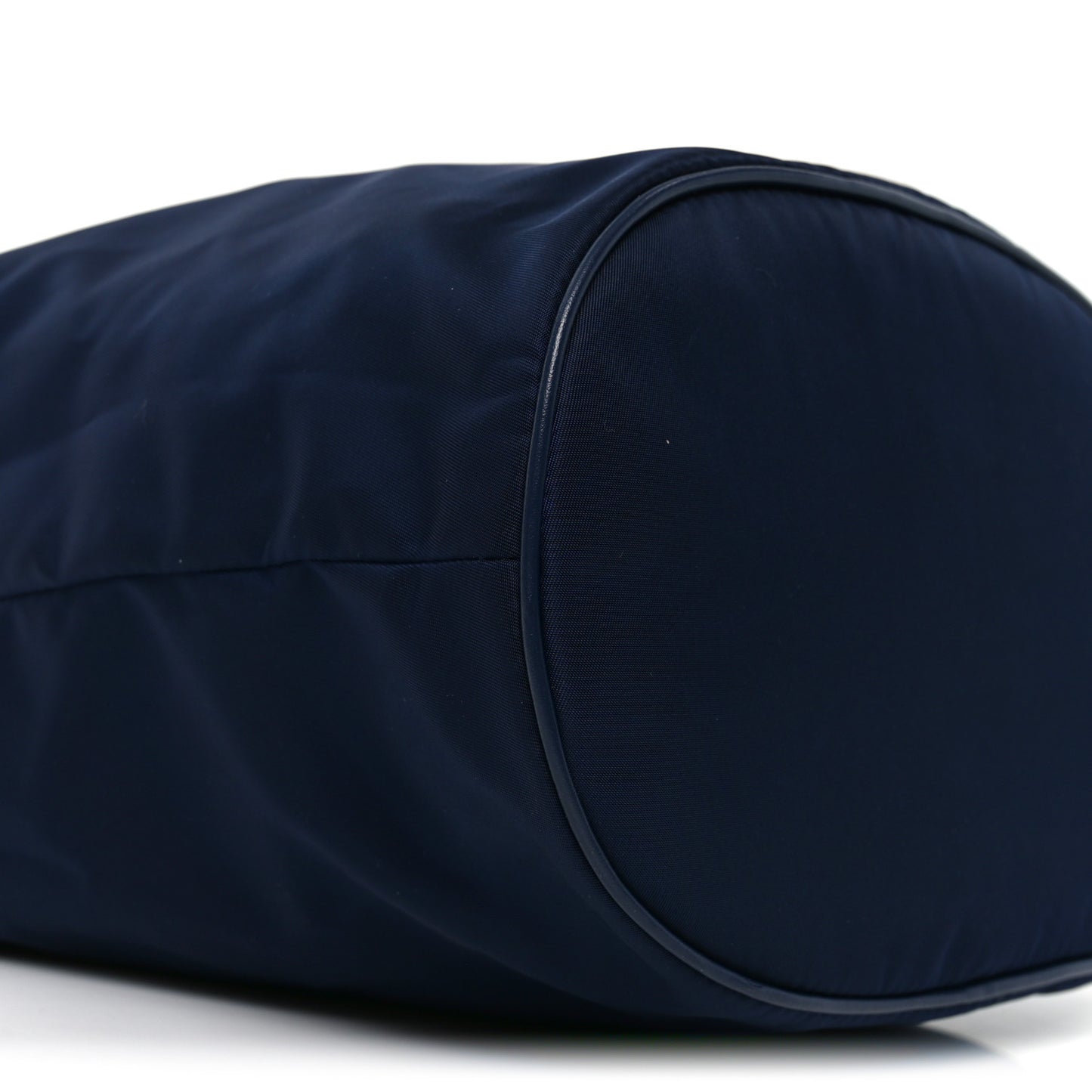 Re-Nylon Triangle Mariner Small Bucket Bag Baltic Blue
